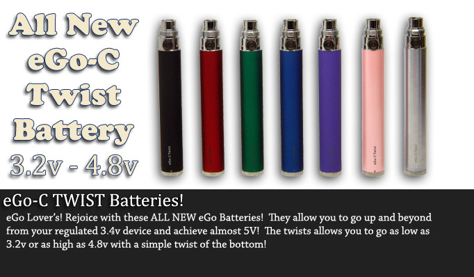 eGo-C Twist Batteries