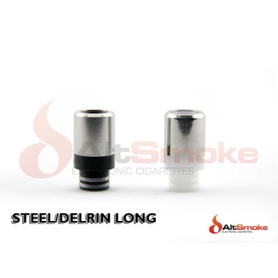 Steel/Delrin Long Drip Tip