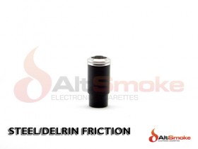 Steel/Delrin Friction Drip Tip - Black